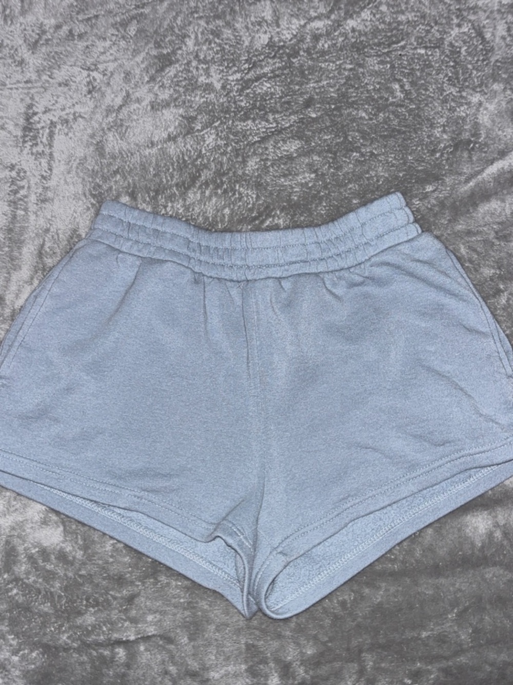 Women's Light Blue Casual Lounge Shorts